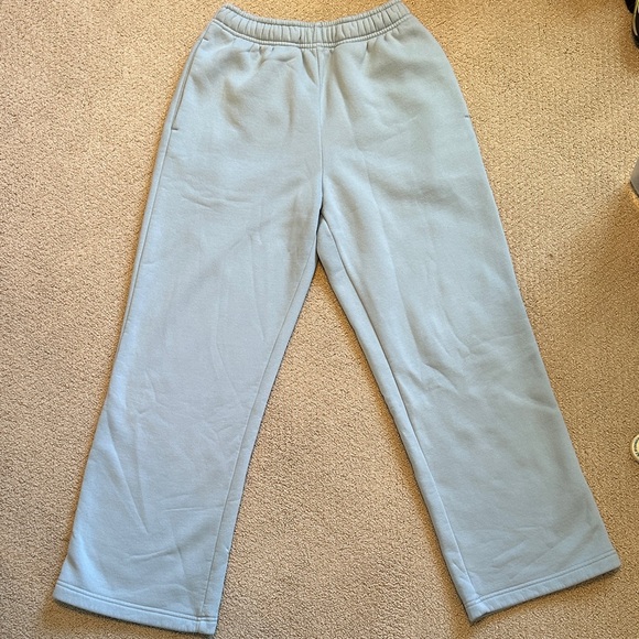 Acne Studios Light Blue Joggers with Logo Detail